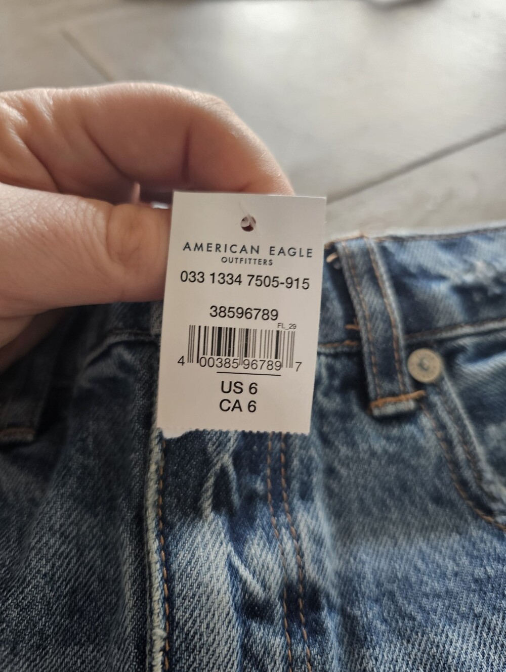 American Eagle Highest Rise Baggy Shorts - Picture 6 of 7